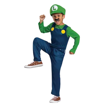 Luigi Super Mario™ Travestimento Bambino 7-8 Anni