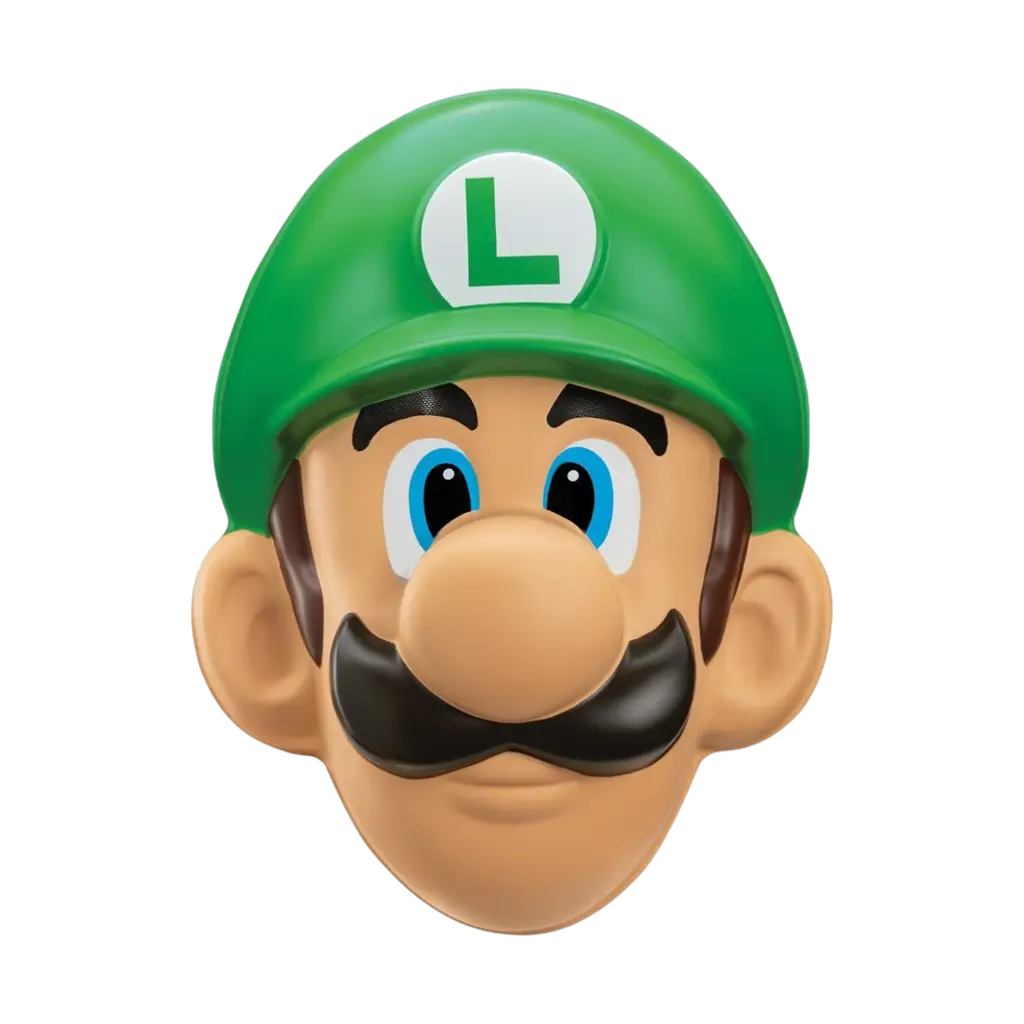 Maschera Luigi Super Mario per adulti - Accessori per travestimenti