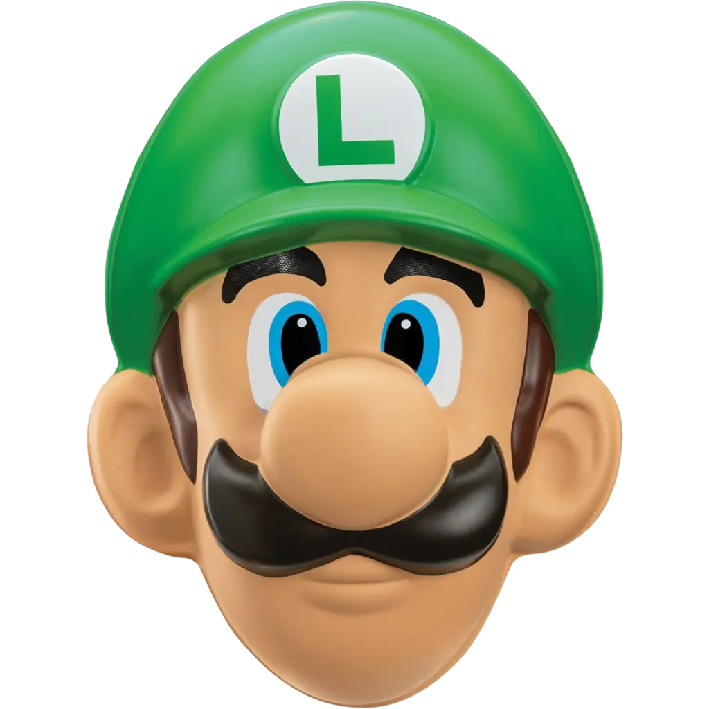 Maschera Luigi Super Mario™ per adulti - Accessori per travestimenti