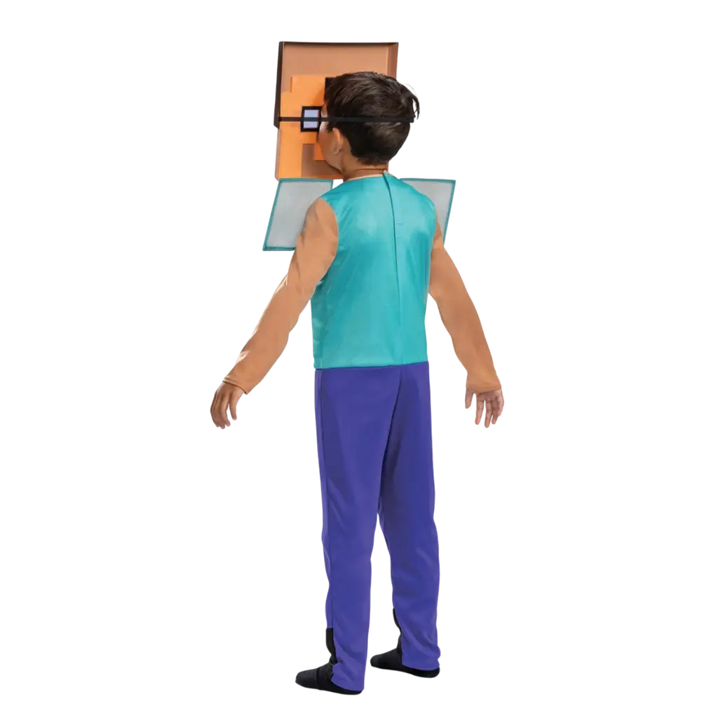 Steve Minecraft™ Travestimento Bambino 7-8 Anni