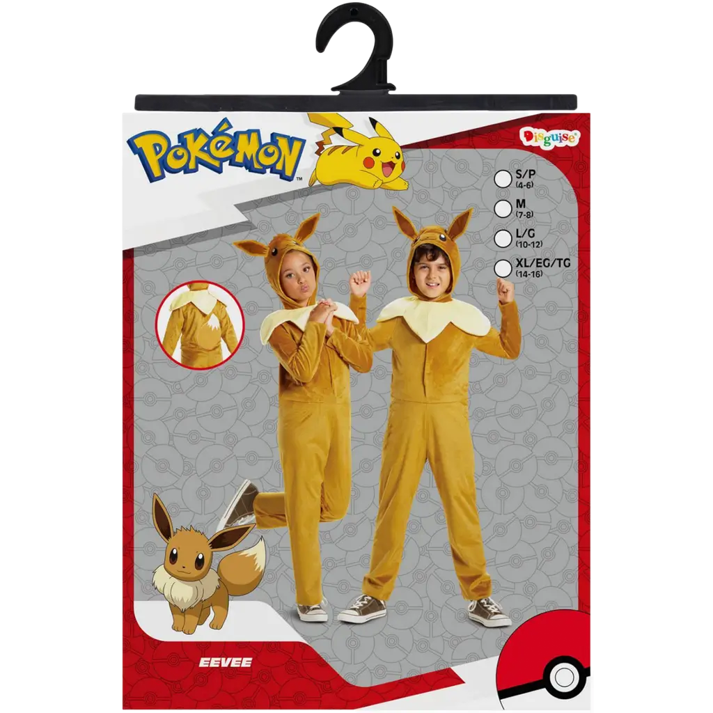 Pokémon™ Evoli Travestimento 7-8 anni