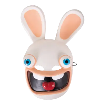 Maschera Rabbids™ in plastica - Accessori in maschera per bambini