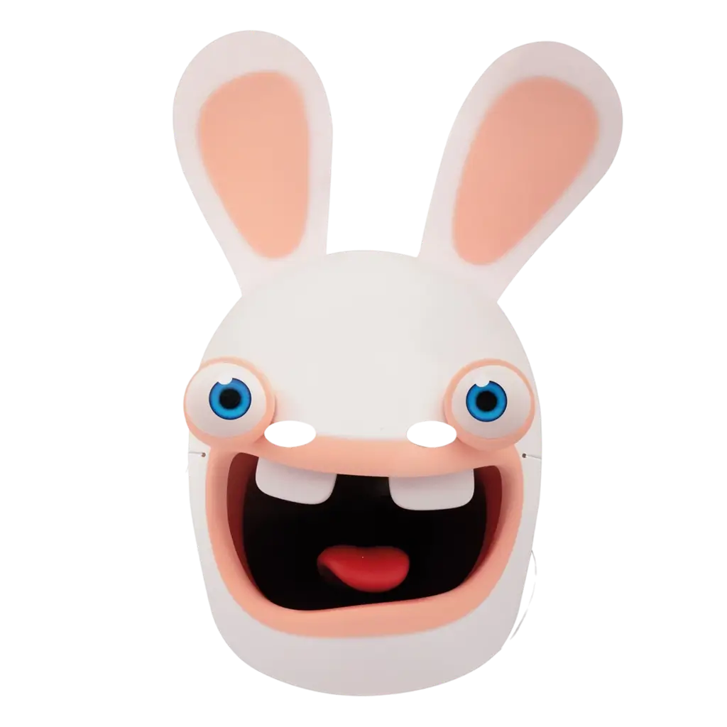 Maschera di cartone Rabbids - Accessori in maschera per bambini