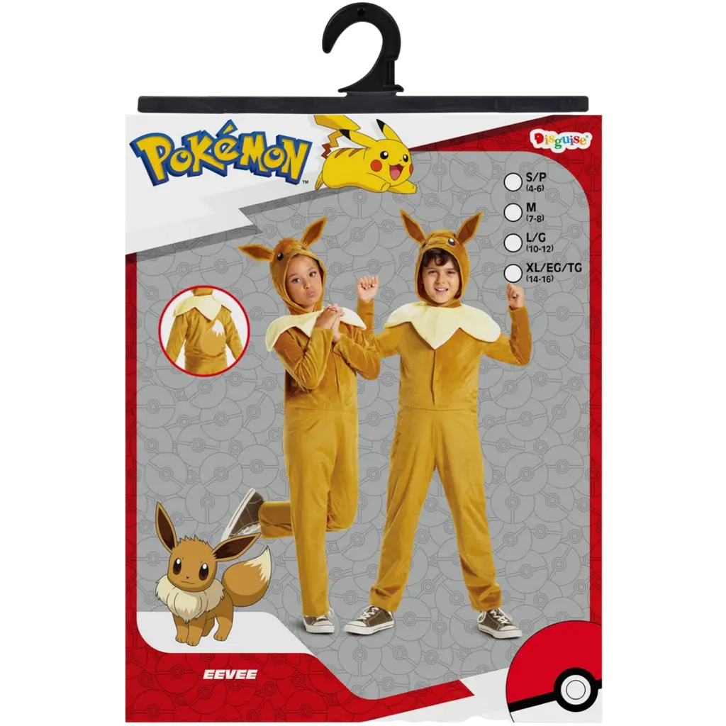 Costume da Pokémon™ Evoli - Bambino 4-6 anni