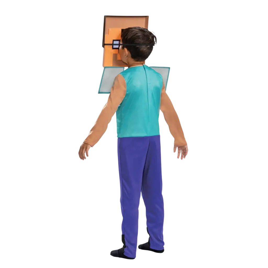 Travestimento da Steve Minecraft™ Bambino 4-6 anni - Costume da Minecraft