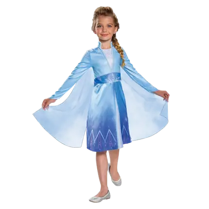 Travestimento da regina delle nevi Elsa Disney™ per bambini di 3-4 anni - Costume da principessa