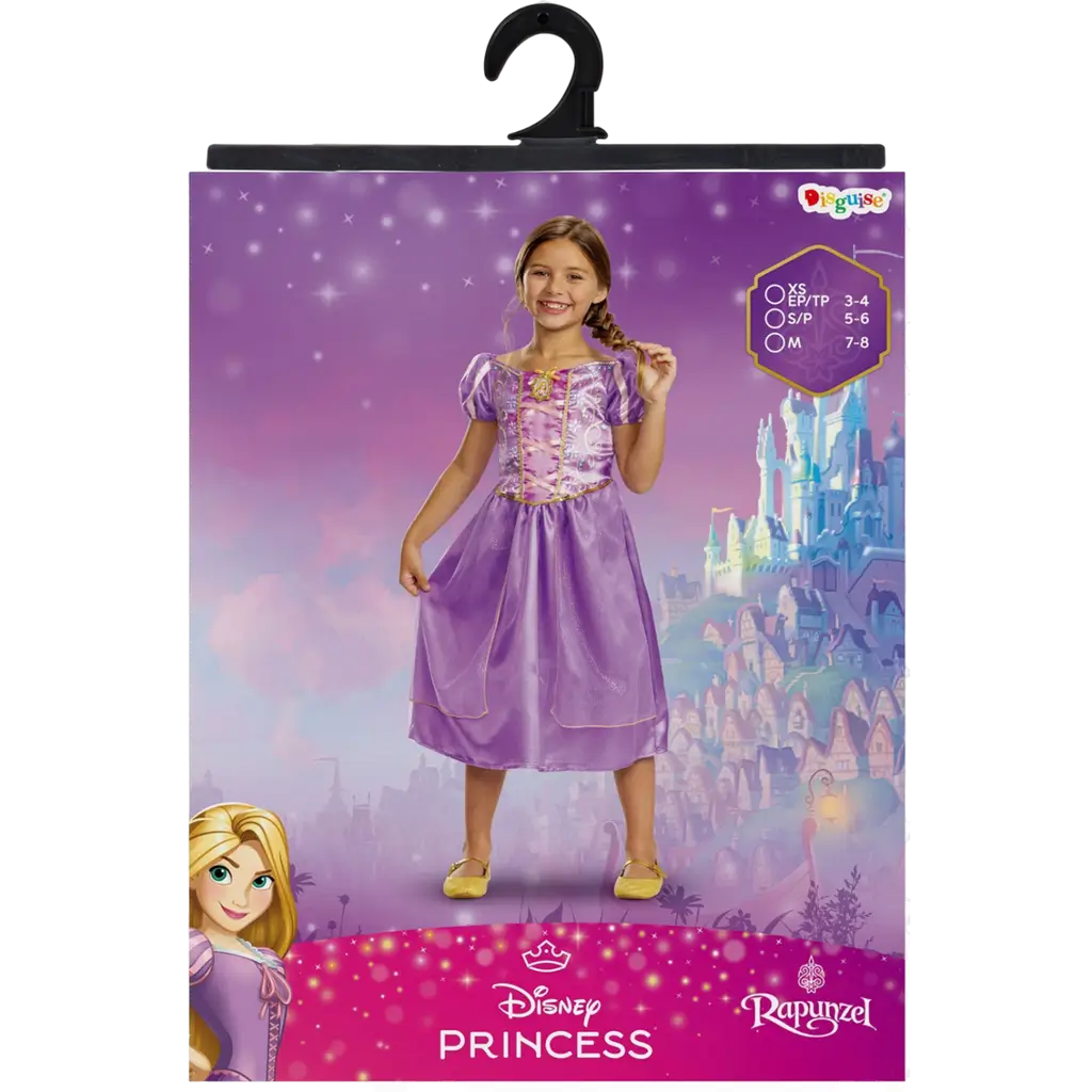 Disney™ Rapunzel Travestimento - Bambino 3-4 anni - Costume da principessa
