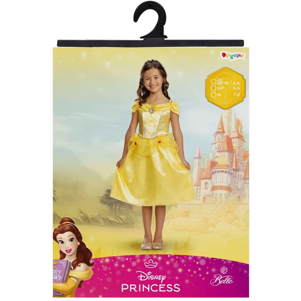 Travestimento Disney™ Belle per 5-6 anni - Costume da principessa
