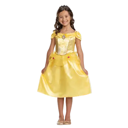 Travestimento Disney™ Belle per 5-6 anni - Costume da principessa