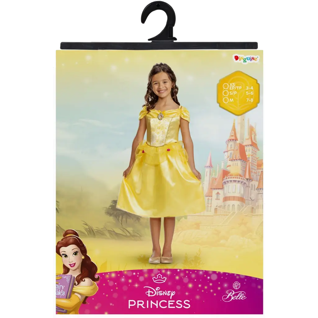 Belle Disney™ travestimento per bambini di 3-4 anni - Costume da principessa