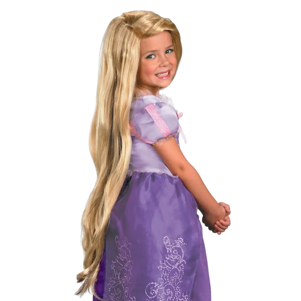 Parrucca lunga di Rapunzel Disney™ per bambina - Accessori per principesse