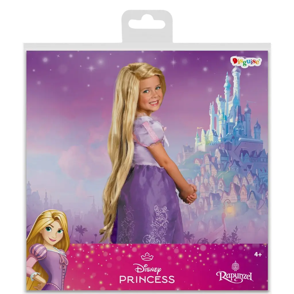 Parrucca lunga di Rapunzel Disney™ per bambina - Accessori per principesse