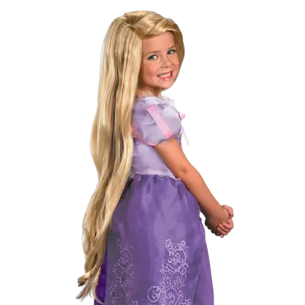 Parrucca lunga di Rapunzel Disney™ per bambina - Accessori per principesse