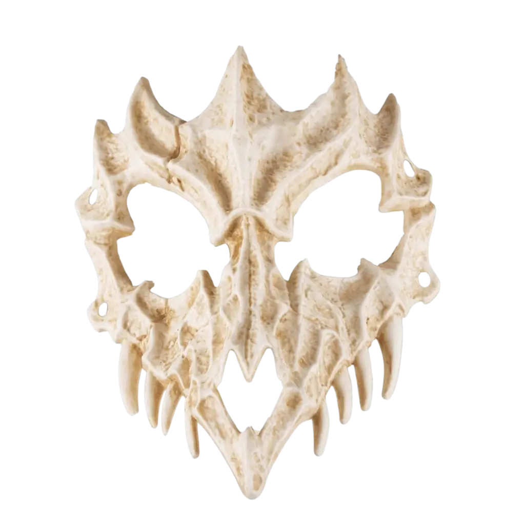 Maschera da scheletro animale per adulti - Design casuale - Accessori per Halloween