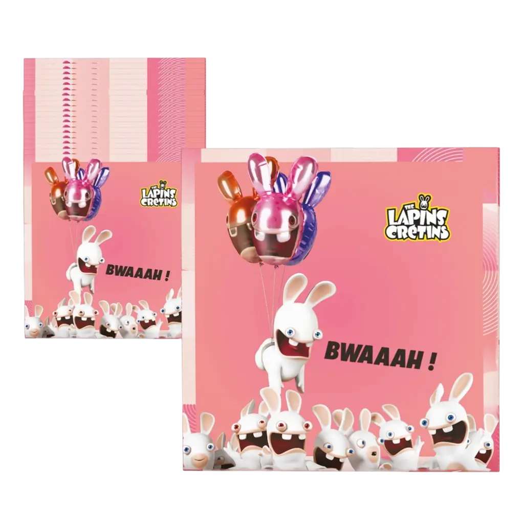 Tovaglioli Rabbids Set di 20 - Decorazione per la tavola di compleanno