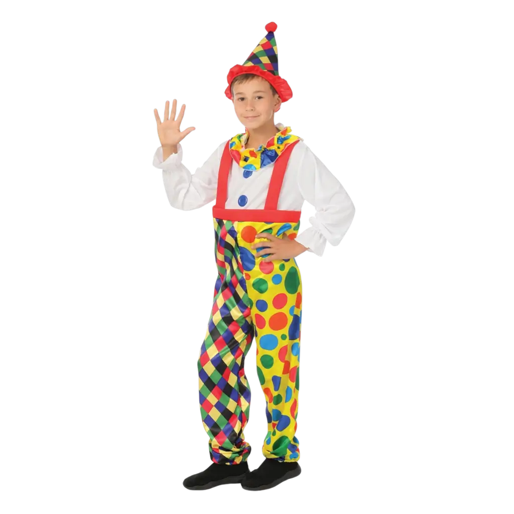 Costume da clown per bambini 5-6 anni - Costume da clown