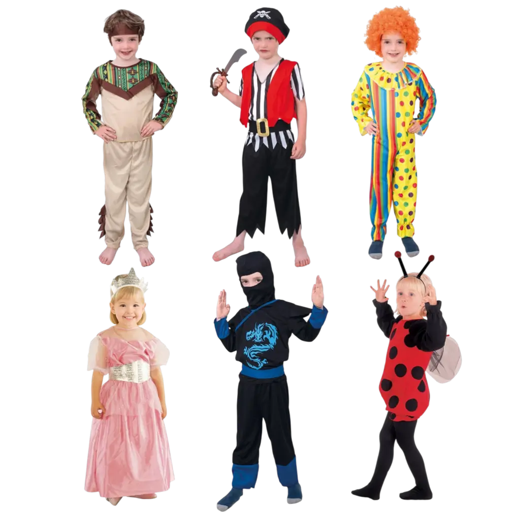 Travestimento di Carnevale per bambini 1-4 anni - 6 modelli