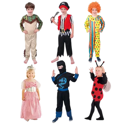 Travestimento di Carnevale per bambini 1-4 anni - 6 modelli