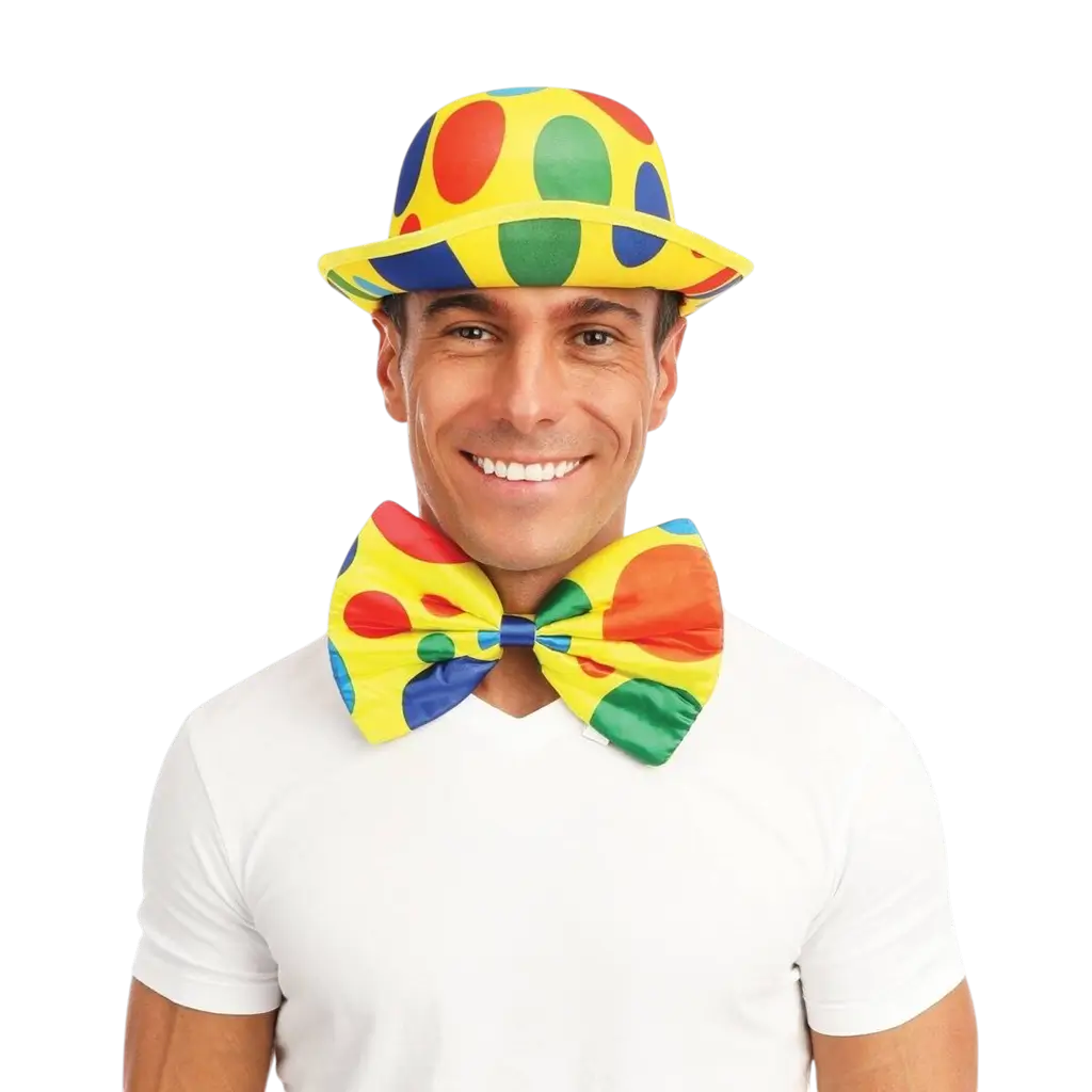 Papillon gigante da clown - Accessori per il travestimento