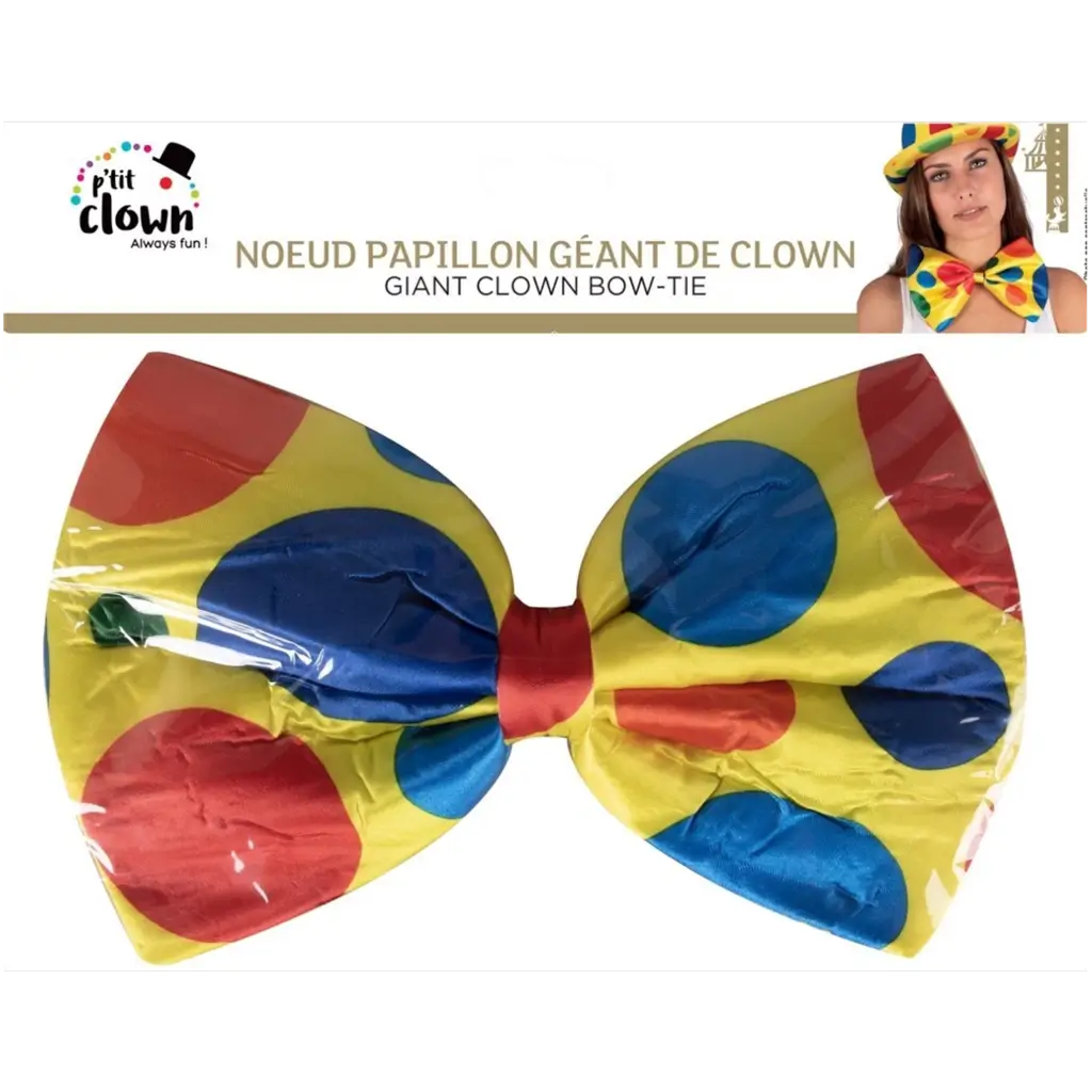 Papillon gigante da clown - Accessori per il travestimento