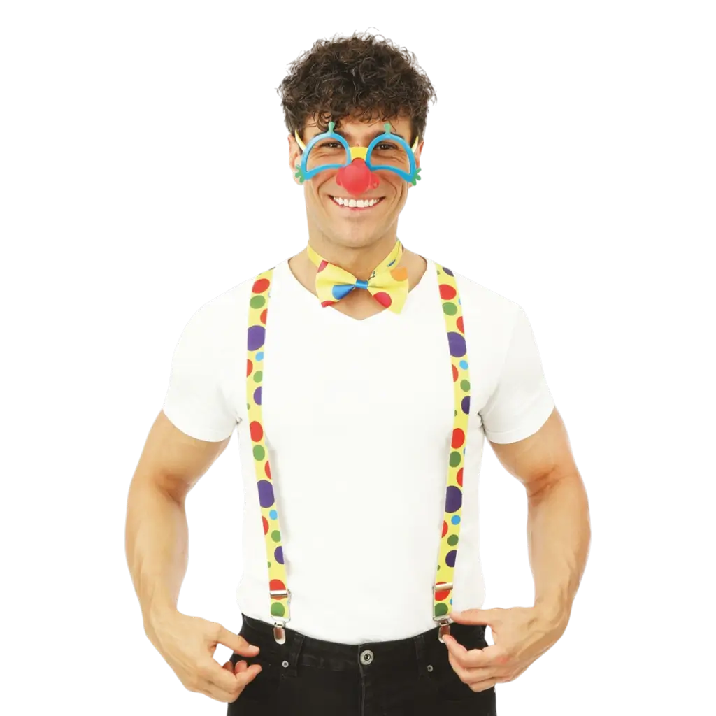 Kit clown adulto - Accessori per il travestimento