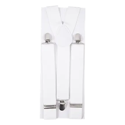 Bretelle bianche - Accessori in maschera per adulti