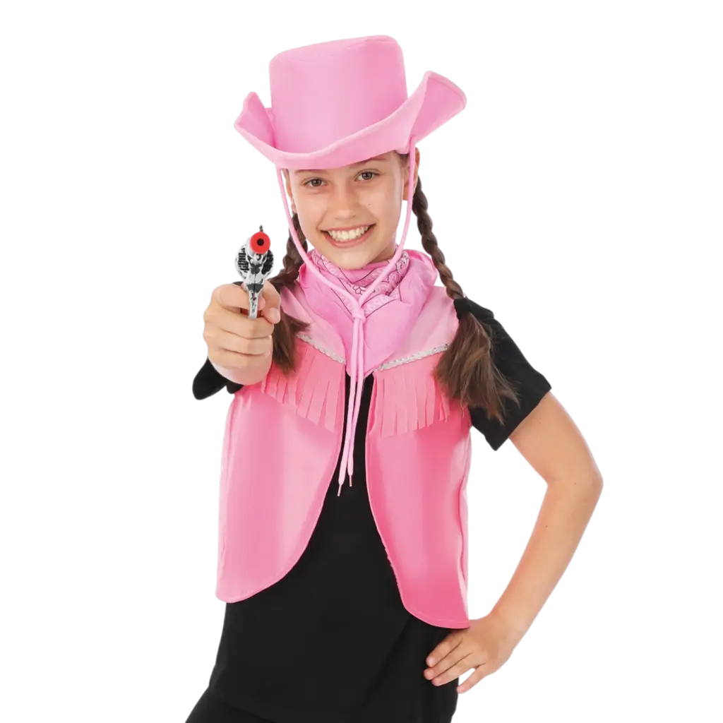 Kit da cowgirl per bambini taglia unica - Accessori per costumi western