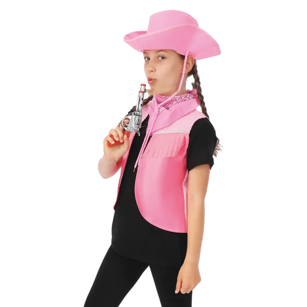 Kit da cowgirl per bambini taglia unica - Accessori per costumi western