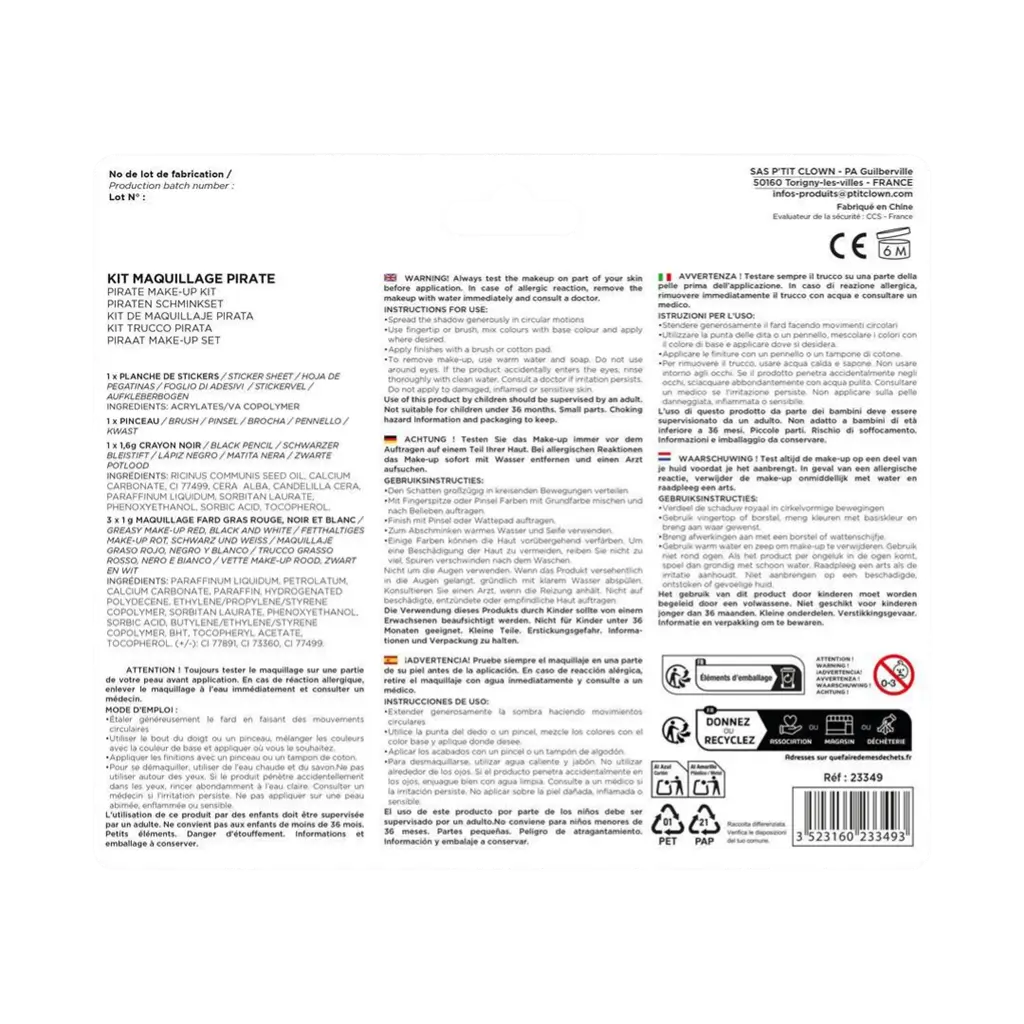 Mini mitragliatrice a pietra focaia Uzi 18 cm - Accessori per il travestimento