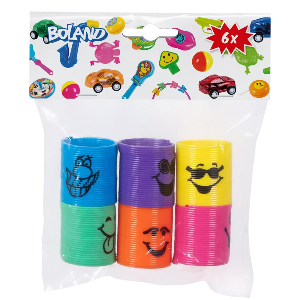 Molle giocattolo per bambini x6 Smile - Regali di compleanno Ospiti