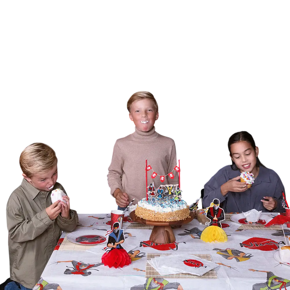 Palloncino Ninja in alluminio - Decorazione per compleanno a tema Ninja per bambino