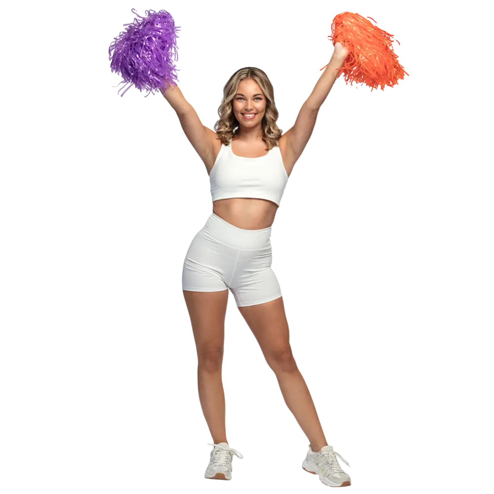 Pom Pom Orange - Accessori per l'animazione delle cheerleader