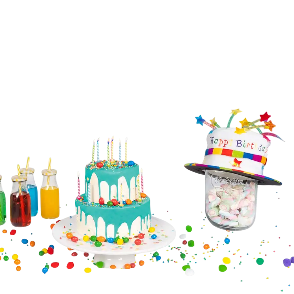 Ghirlanda di gagliardetti verdi - Decorazione di compleanno Nature Jungle