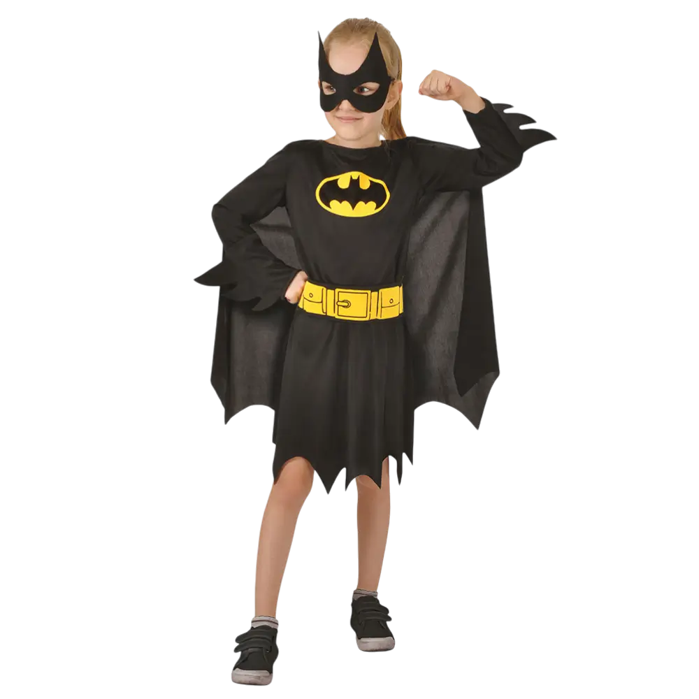 Batgirl travestimento bambina 8-10 anni - Costume da supereroe per bambini