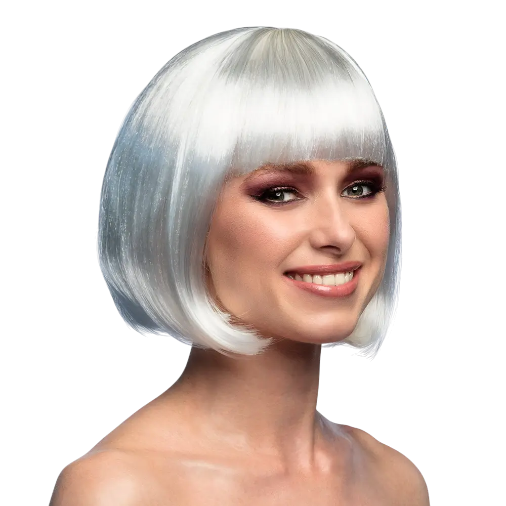 Parrucca bianca da cabaret - Travestimento da donna anni '20
