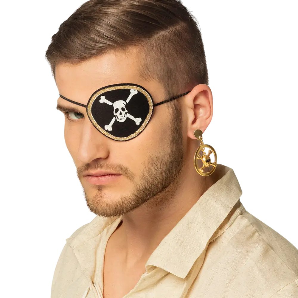 Kit teschio pirata - Accessori per costumi di compleanno per bambini