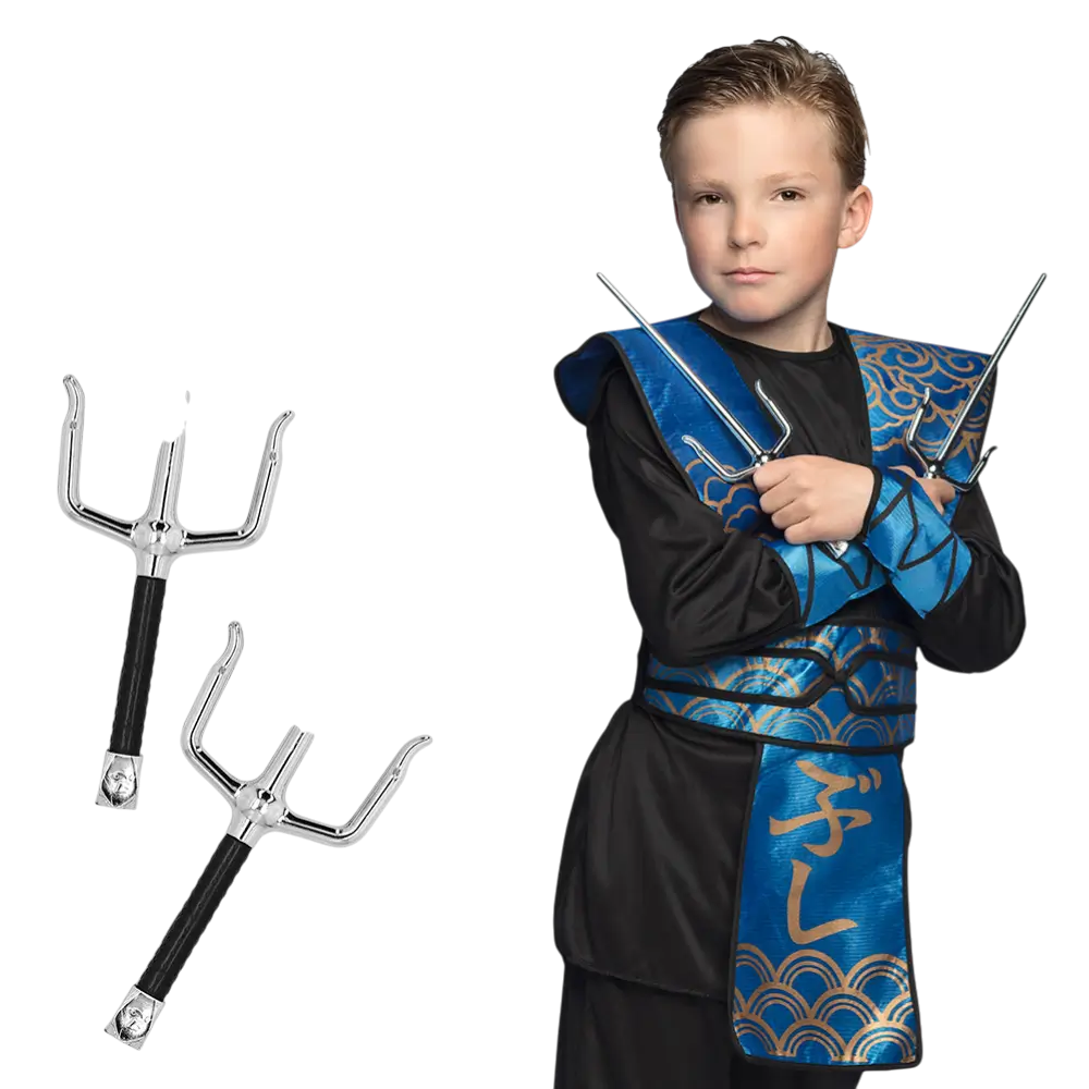 Kit 2 Sai Ninja - Accessori per il travestimento da Ninja