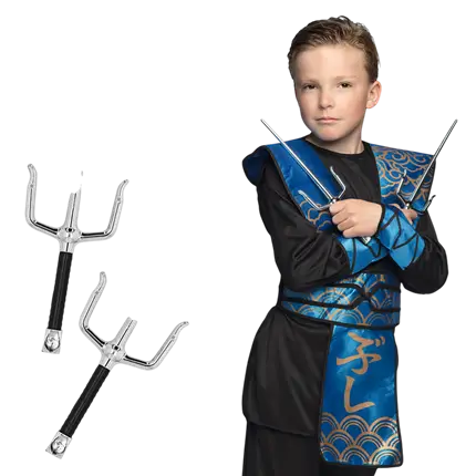 Kit 2 Sai Ninja - Accessori per il travestimento da Ninja