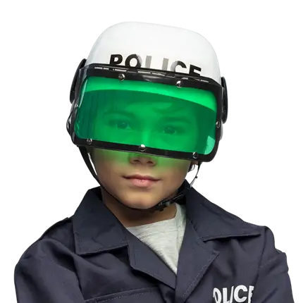 Casco da poliziotto per bambini - Travestimento di compleanno per bambino