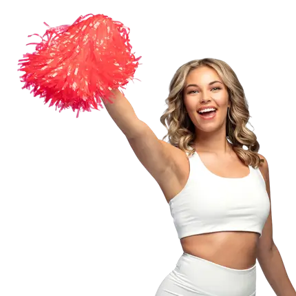 Pom Pom Rouge - Accessori Cheerleader EVJF