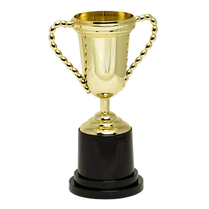 Trofeo Coppa della Vittoria Deluxe in oro - Premio per la competizione sportiva per il compleanno dei bambini
