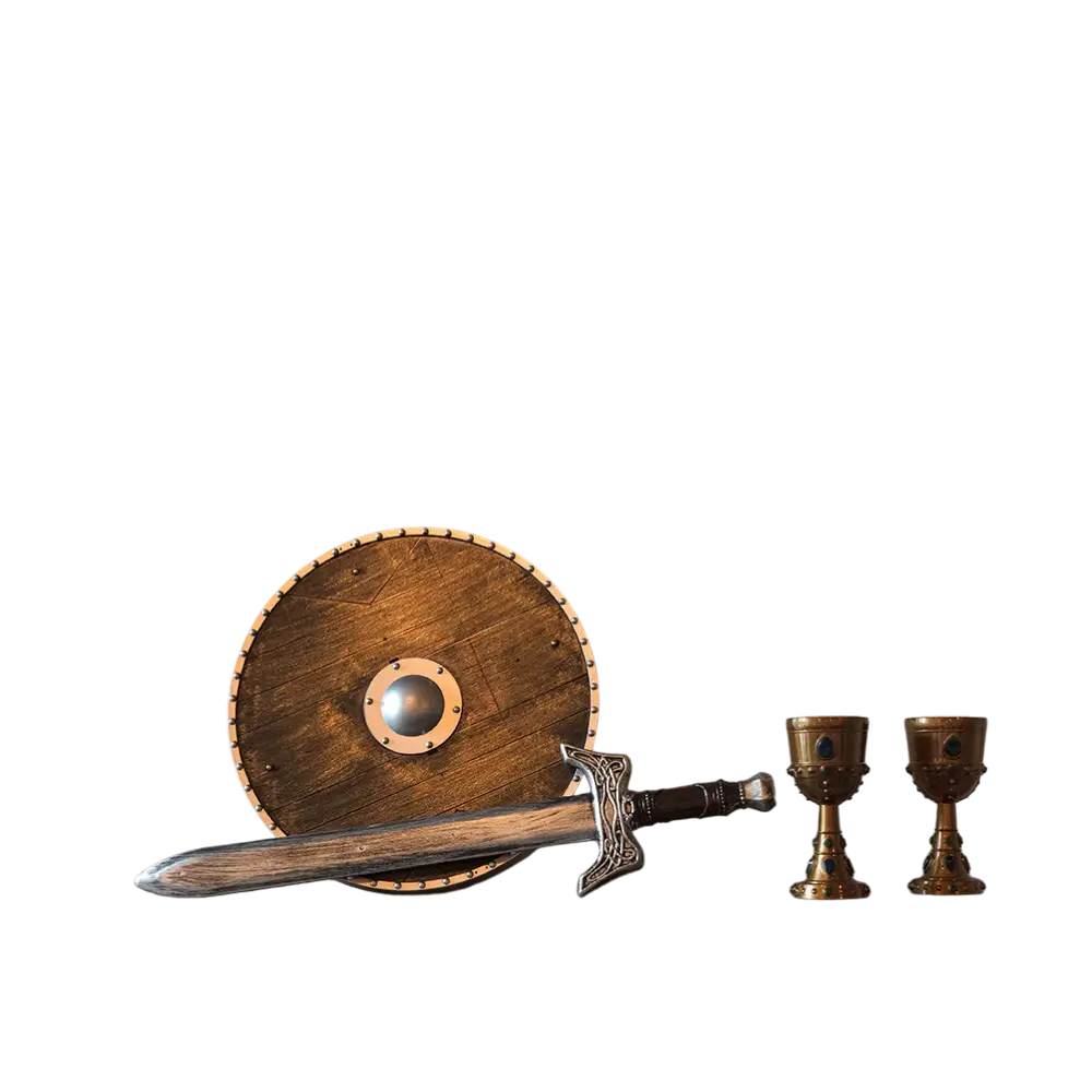 Scudo da cavaliere bambino - Accessorio per travestimento da combattimento medievale