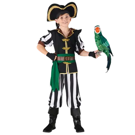 Travestimento da pirata per bambino 10-12 anni - Costume da corsaro di carnevale per bambino