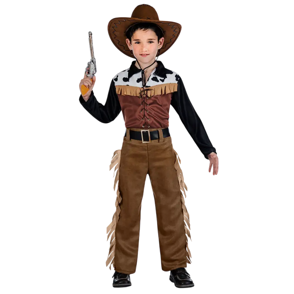 Travestimento da cowboy per bambini di 3-4 anni - Costume western ragazzo Carnevale