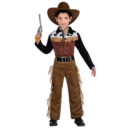 Travestimento da cowboy per bambini di 3-4 anni - Costume western ragazzo Carnevale