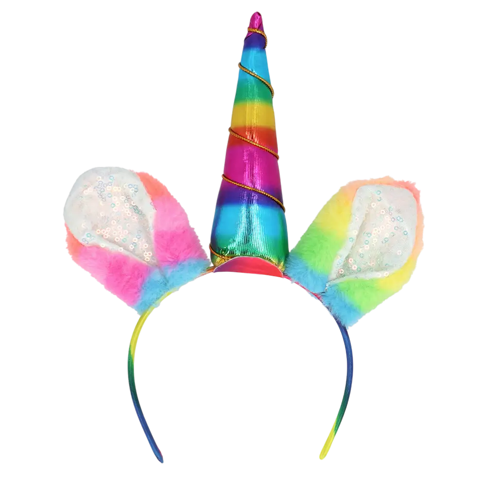 Kit unicorno arcobaleno per bambini - Accessori per travestimenti fantasy da fata