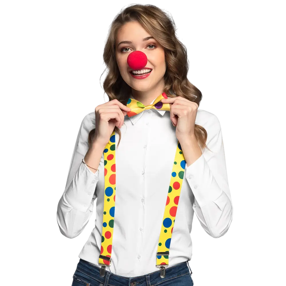 Kit completo clown per bambini - Accessori travestimento festa di carnevale