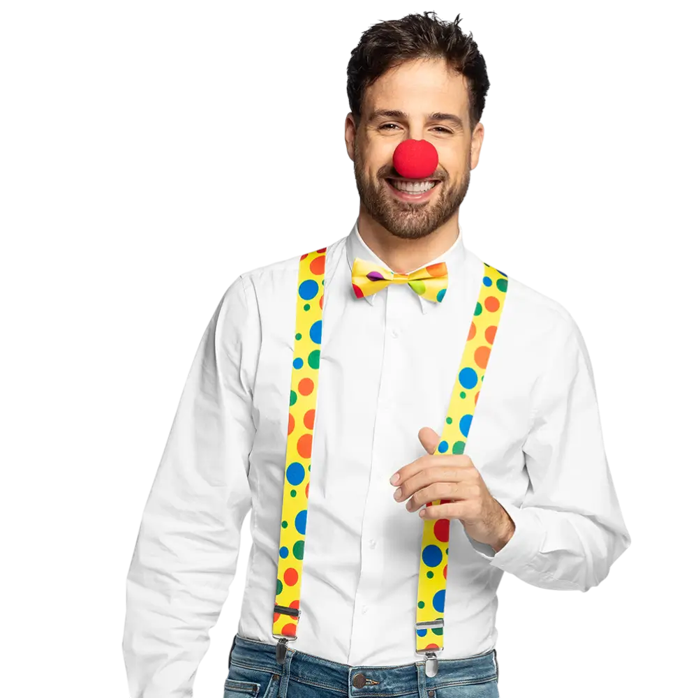 Kit completo clown per bambini - Accessori travestimento festa di carnevale