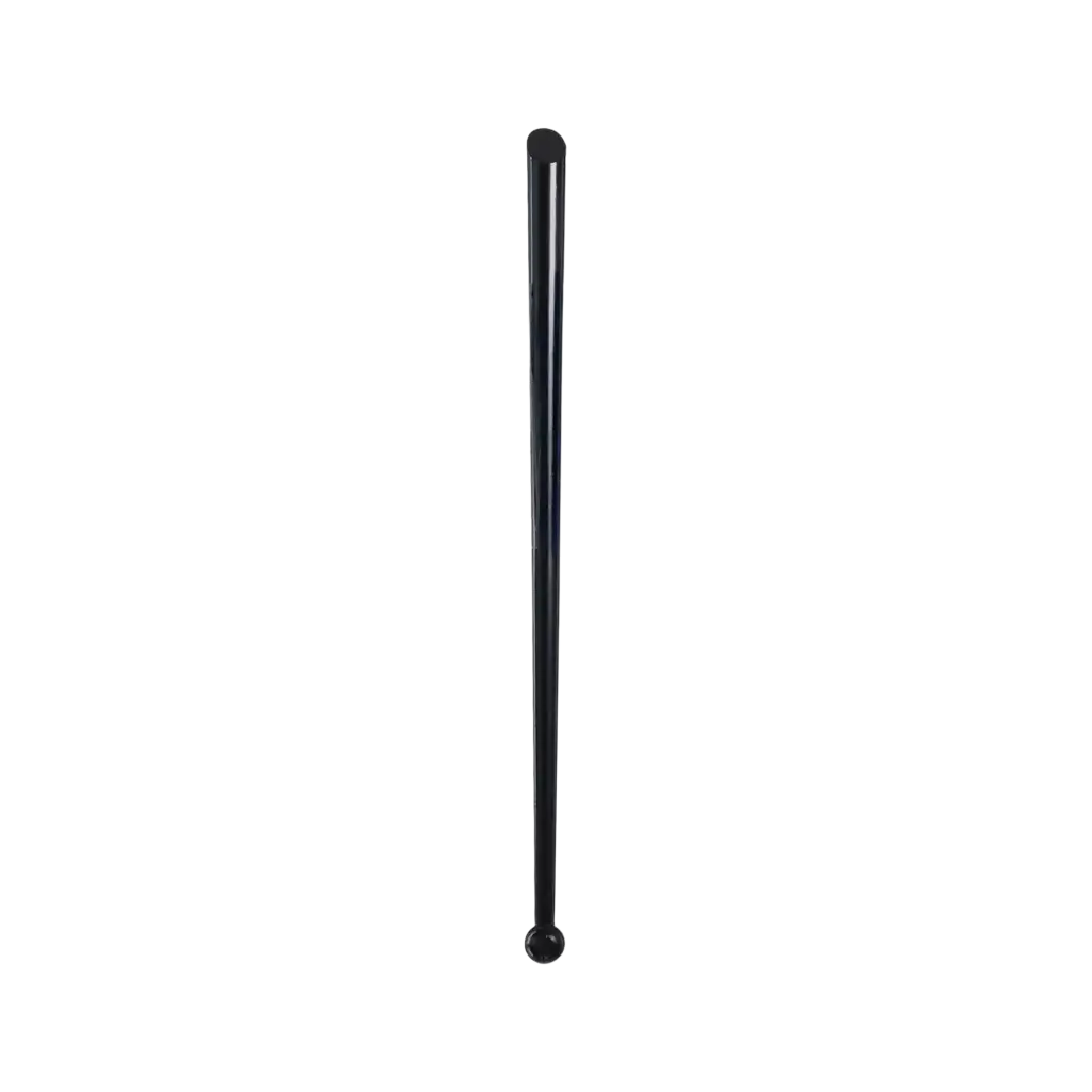 Agitatore per cocktail PILLON 16 cm in PP nero - Riutilizzabile (confezione da 100)