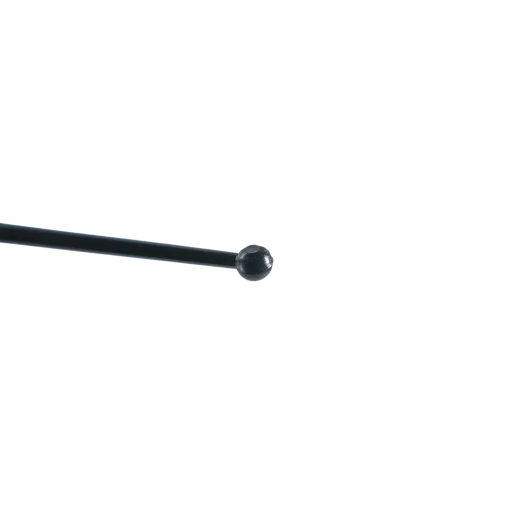 Agitatore per cocktail PILLON 16 cm in PP nero - Riutilizzabile (confezione da 100)
